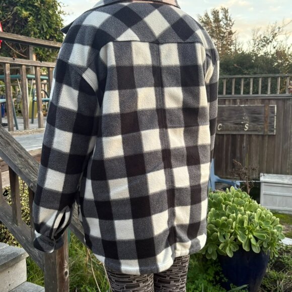 Dickies Down Jacket Button Up Plaid Mens Size XL - Picture 2 of 5